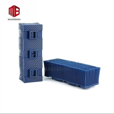 Blauw nylon borstelblok voor Kuris-autosnijmachine 148 x 50 x 43 mm