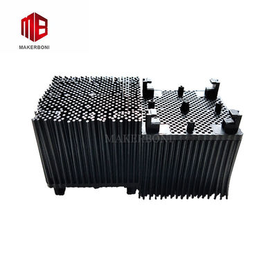 Kleine zwarte nylon bristelstenen voor Orox-autosnijmachine in 50*50*43 mm